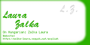 laura zalka business card